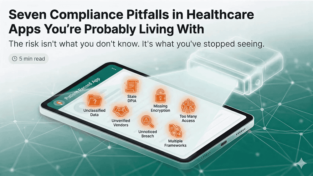 Preview card for the article: Seven Compliance Pitfalls in Healthcare Apps You're Probably Living With