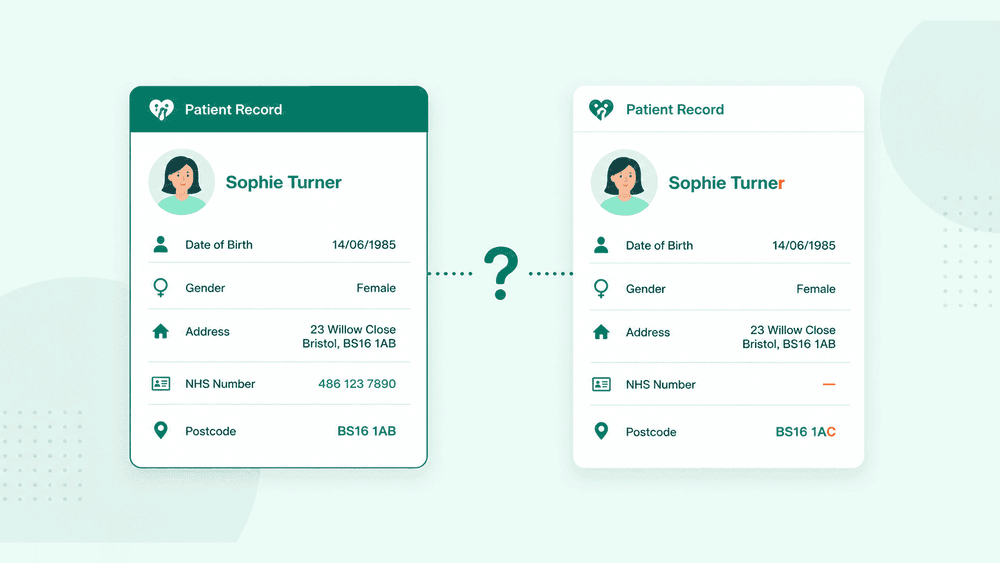 Preview card for the article: Patient Matching in Healthcare: Why Identity Resolution Is the Hardest Problem in NHS Data