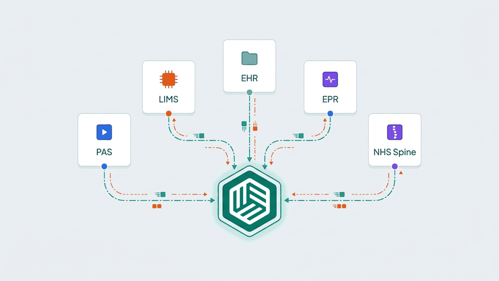 Preview card for the article: Healthcare API Integration: A Technical Guide for Digital Health Platforms Connecting NHS Systems